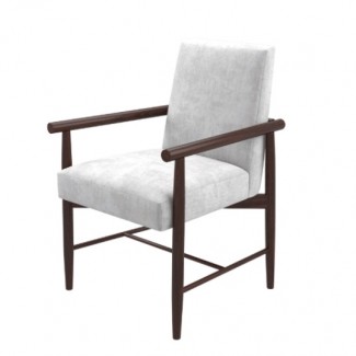 Laken fully Upholstered Hospitality Commercial Restaurant Lounge Hotel wood dining arm chair